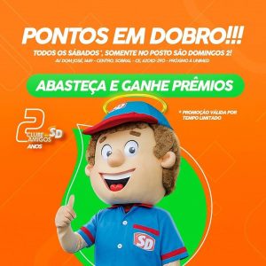 Posto São Domingos 2 promove HOJE promoção especial do Clube de