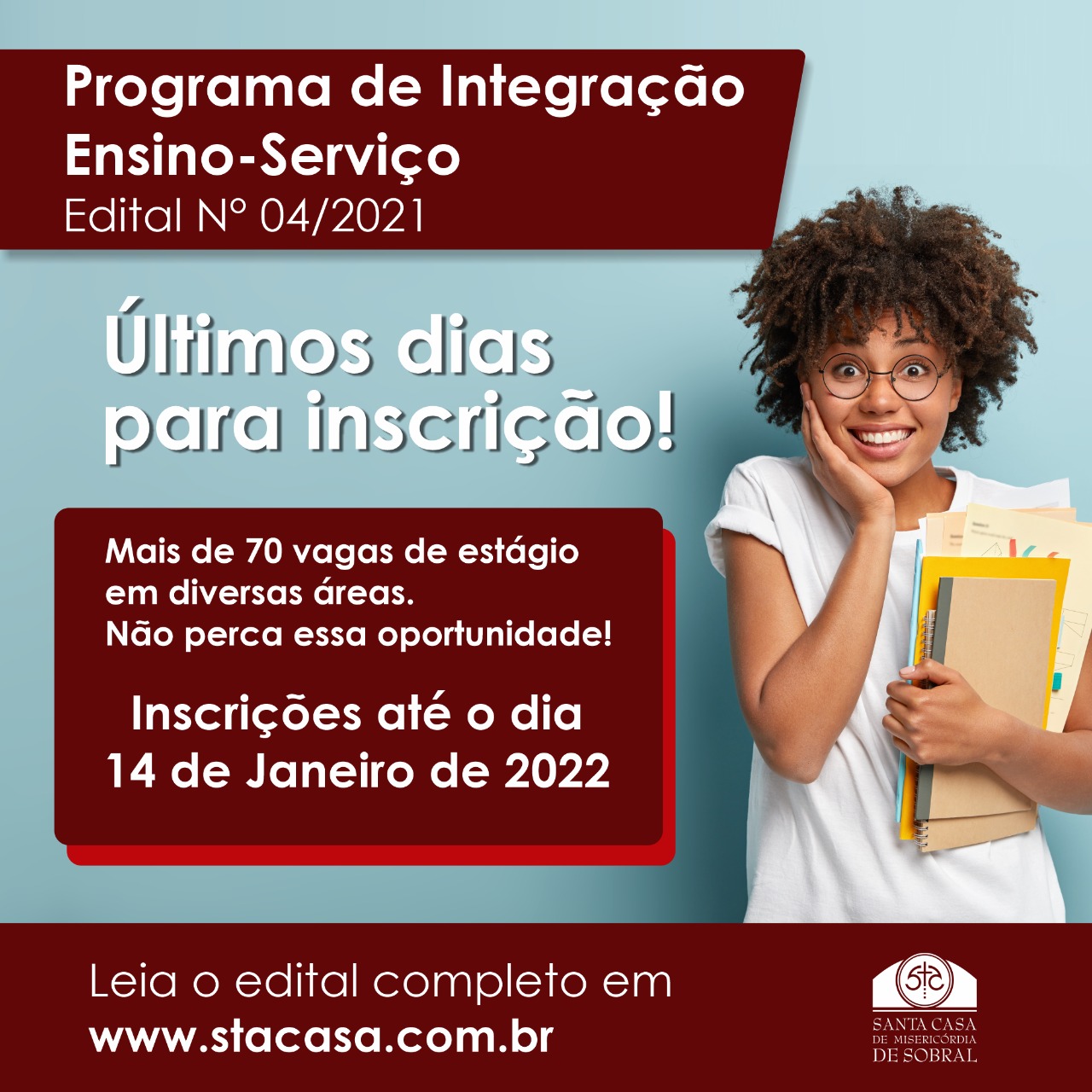 Inscrições para o programa de estágio da Santa Casa de Sobral seguem ...
